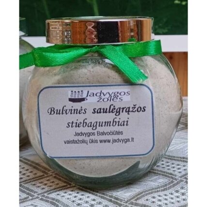 Bulvinės saulėgrąžos stiebagumbiai 100 g. malti, indeliuose Bulvinės saulėgrąžos stiebagumbiai 100 g. malti, indeliuose