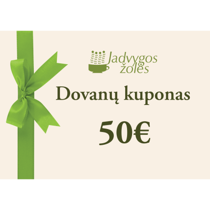 Dovanų kuponas 50e Dovanų kuponas 50e