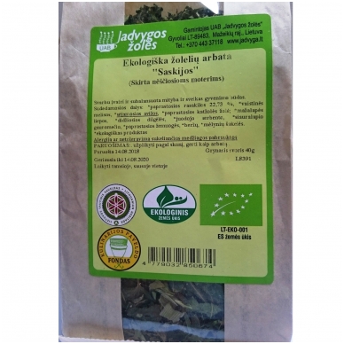 Ekologiška žolelių arbata "Saskijos" ( 40 g ) 2